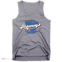State Of Arkansas Retro Logo Tank Top thumb 0