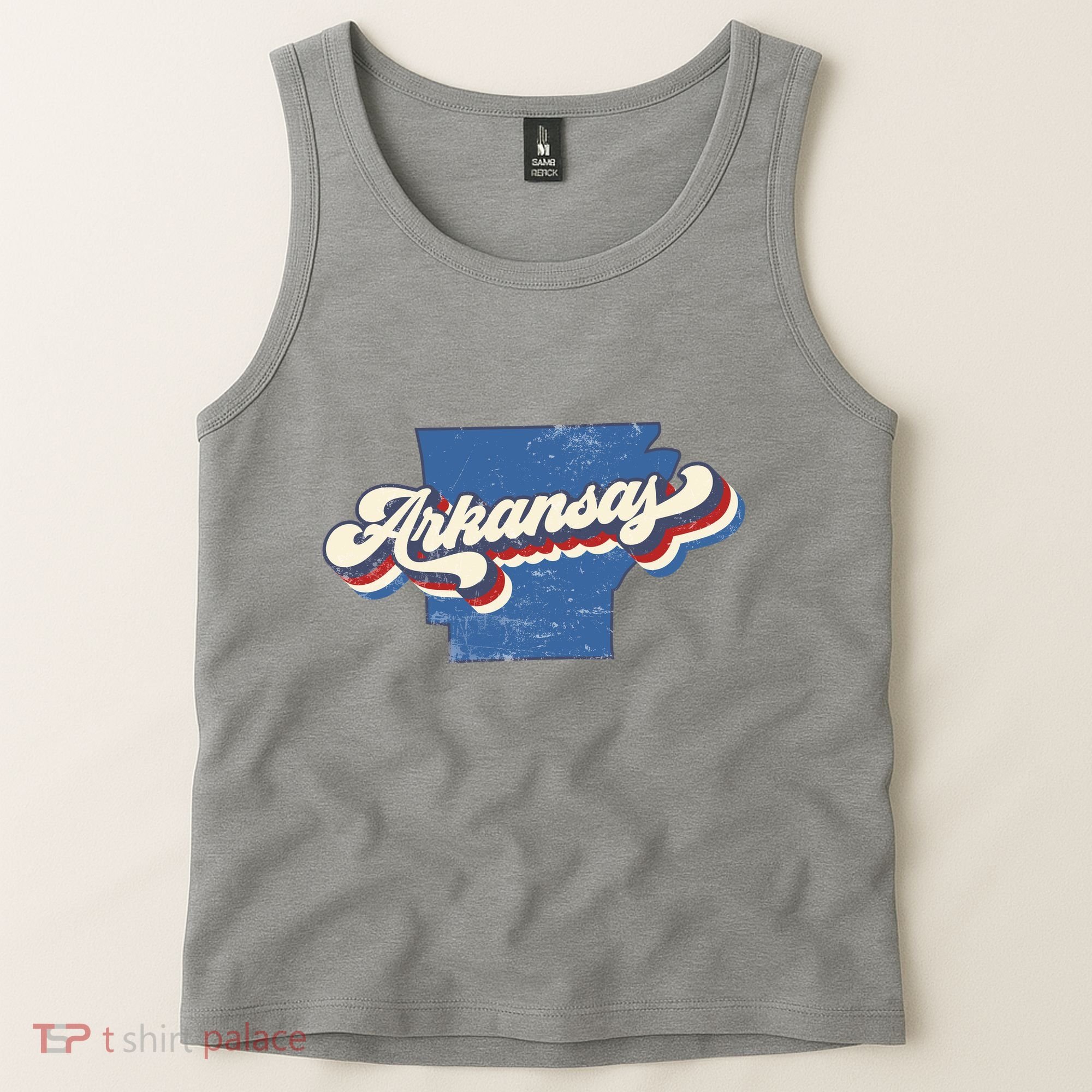 State Of Arkansas Retro Logo Tank Top