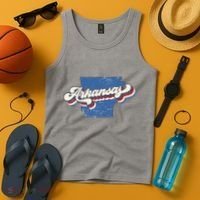 State Of Arkansas Retro Logo Tank Top thumb 4