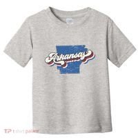State Of Arkansas Retro Logo Toddler T-Shirt thumb 0