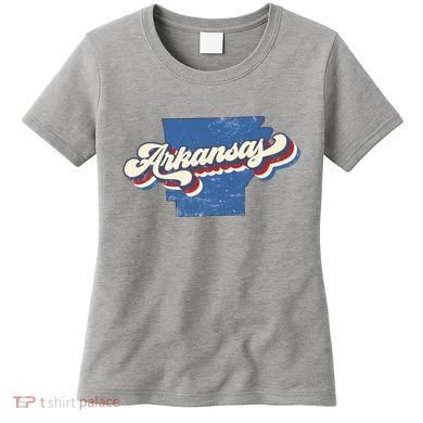 State Of Arkansas Retro Logo Women's T-Shirt