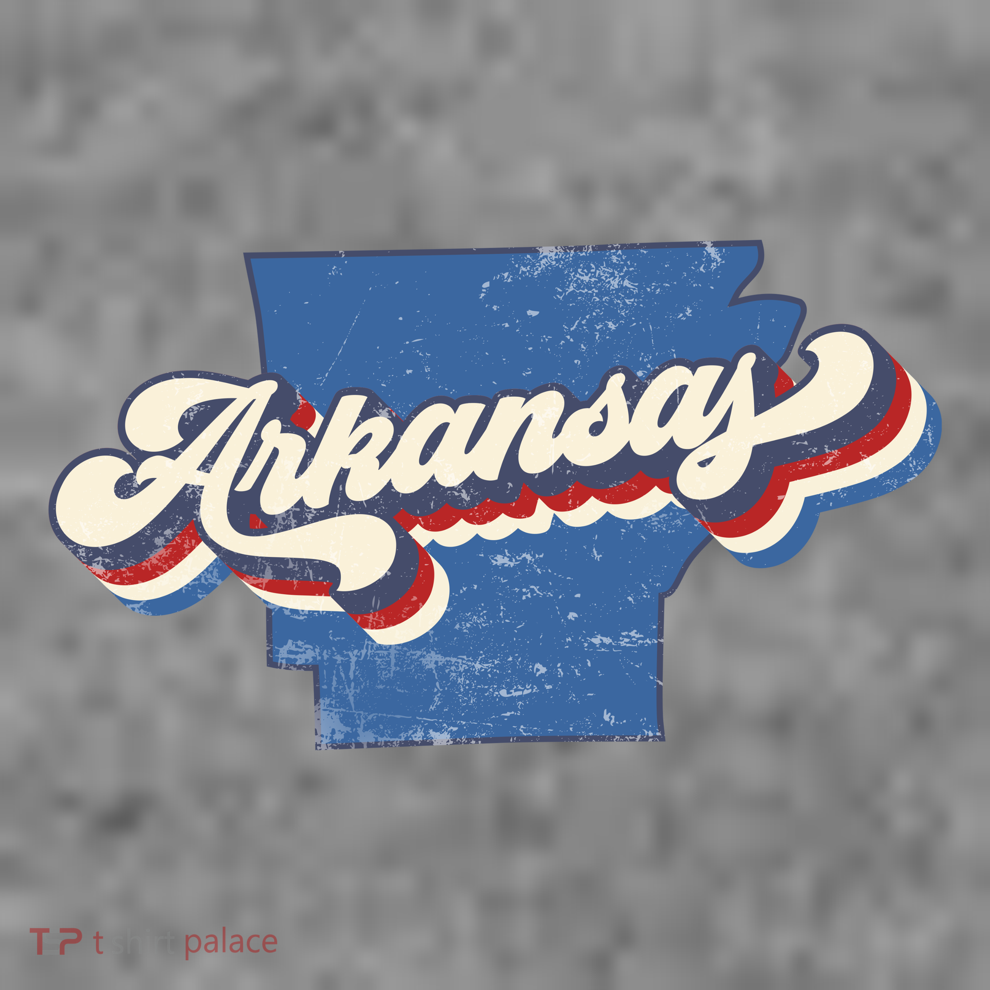 State Of Arkansas Retro Logo Kids T-Shirt
