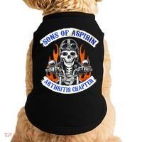Sons Of Aspirin Arthritis Chapter For Funny Biker Doggie Tank thumb 0
