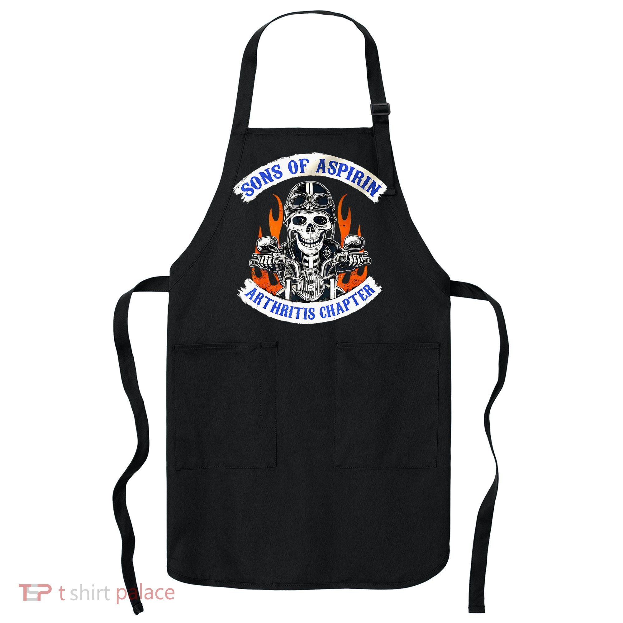 Sons Of Aspirin Arthritis Chapter For Funny Biker Apron