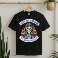 Sons Of Aspirin Arthritis Chapter For Funny Biker T-Shirt thumb 2