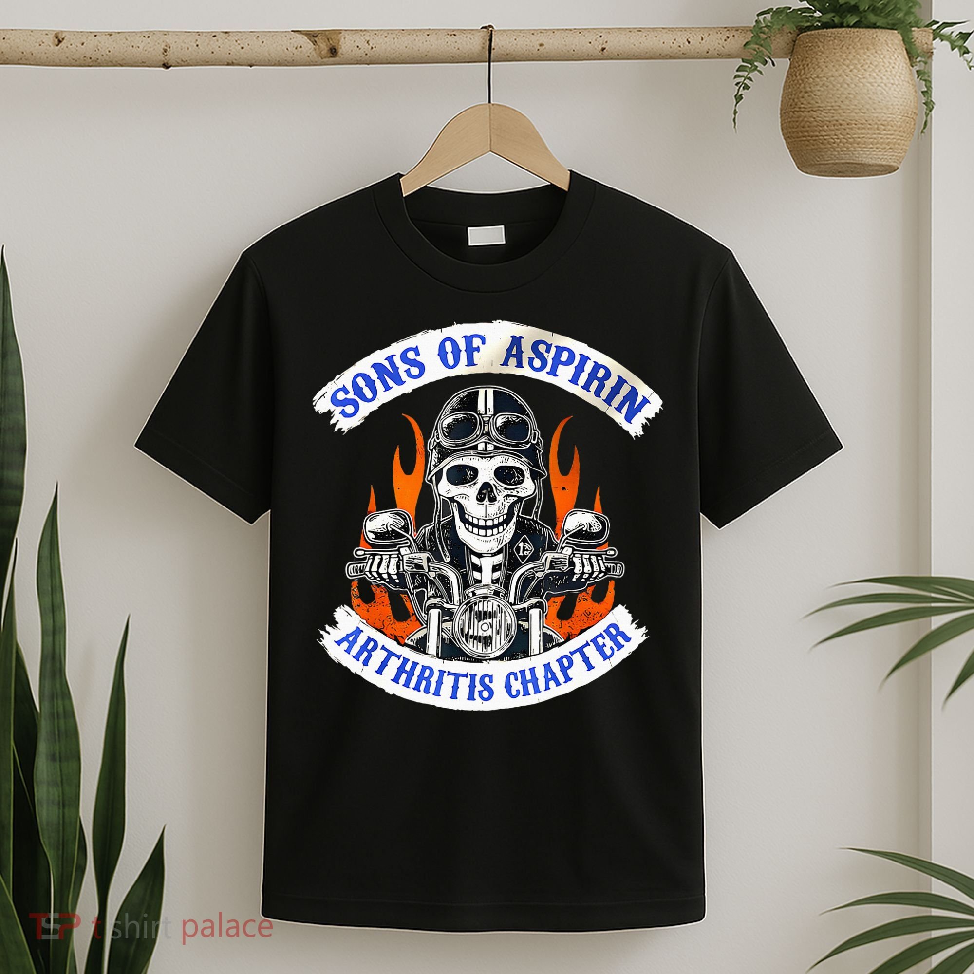 Sons Of Aspirin Arthritis Chapter For Funny Biker T-Shirt