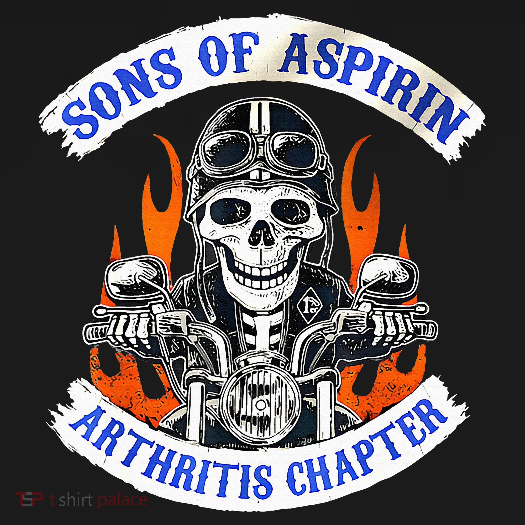 Sons Of Aspirin Arthritis Chapter For Funny Biker T-Shirt