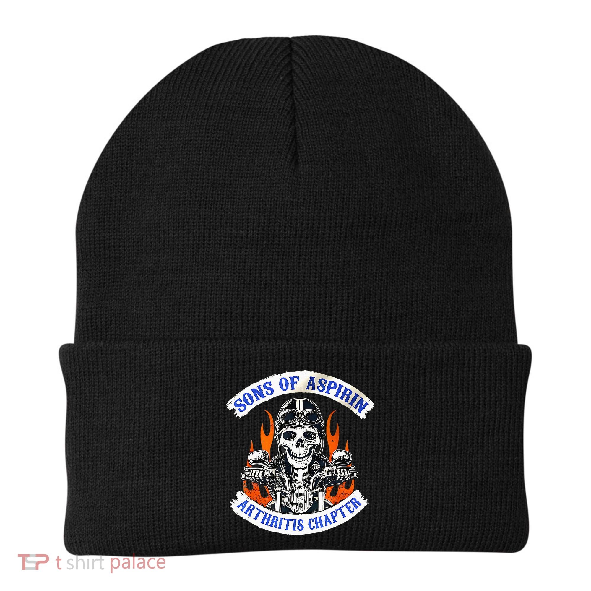 Sons Of Aspirin Arthritis Chapter For Funny Biker Beanie