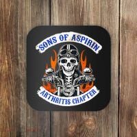 Sons Of Aspirin Arthritis Chapter For Funny Biker Coaster thumb 0