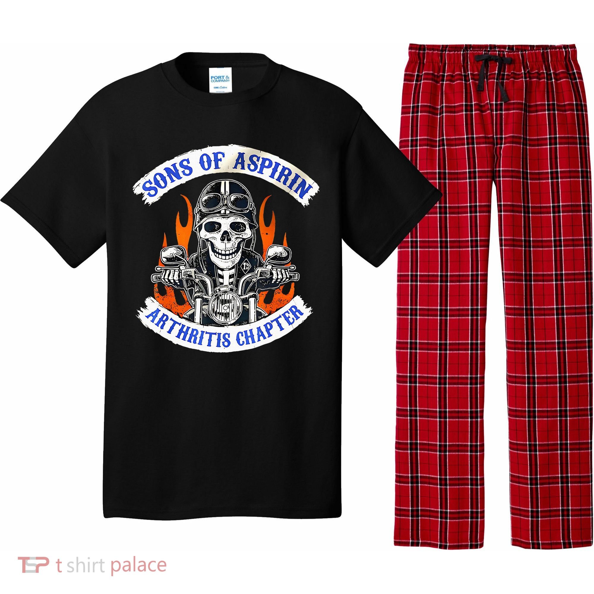 Sons Of Aspirin Arthritis Chapter For Funny Biker Pajama Set
