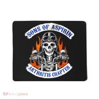 Sons Of Aspirin Arthritis Chapter For Funny Biker Mousepad thumb 0