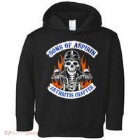 Sons Of Aspirin Arthritis Chapter For Funny Biker Toddler Hoodie thumb 0