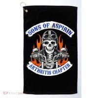 Sons Of Aspirin Arthritis Chapter For Funny Biker Golf Towel thumb 0