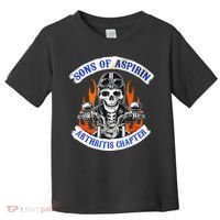 Sons Of Aspirin Arthritis Chapter For Funny Biker Toddler T-Shirt thumb 0