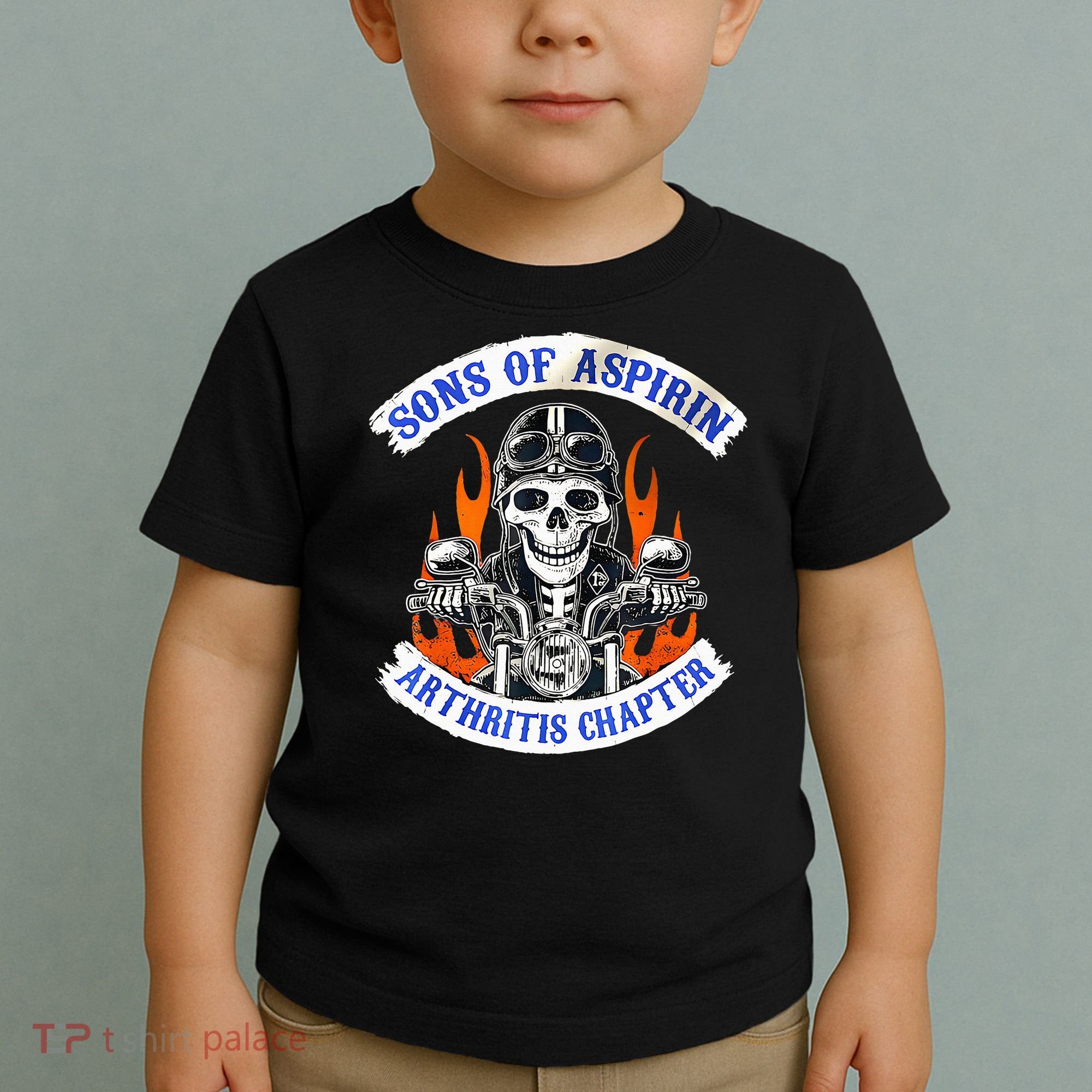 Sons Of Aspirin Arthritis Chapter For Funny Biker Toddler T-Shirt