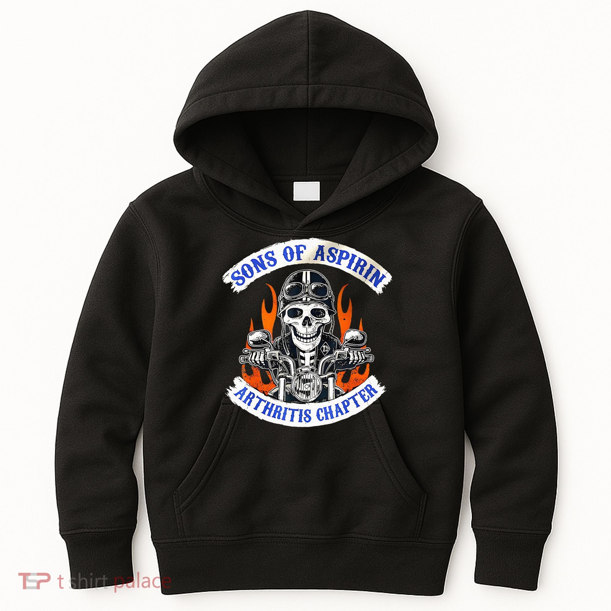 Sons Of Aspirin Arthritis Chapter For Funny Biker Kids Hoodie