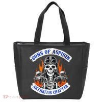 Sons Of Aspirin Arthritis Chapter For Funny Biker Tote Bag thumb 0