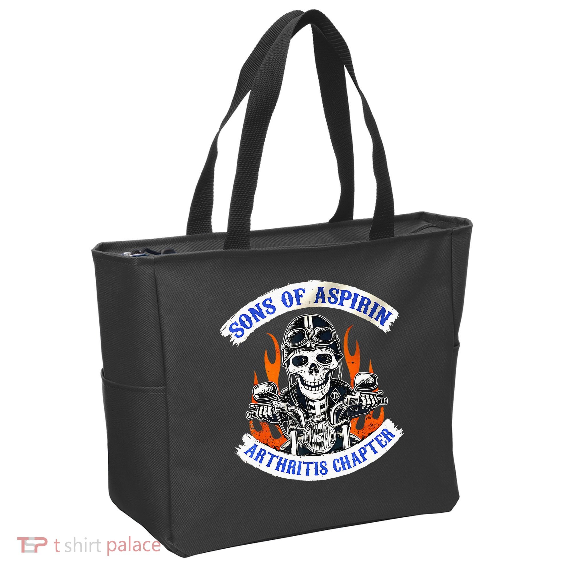 Sons Of Aspirin Arthritis Chapter For Funny Biker Tote Bag