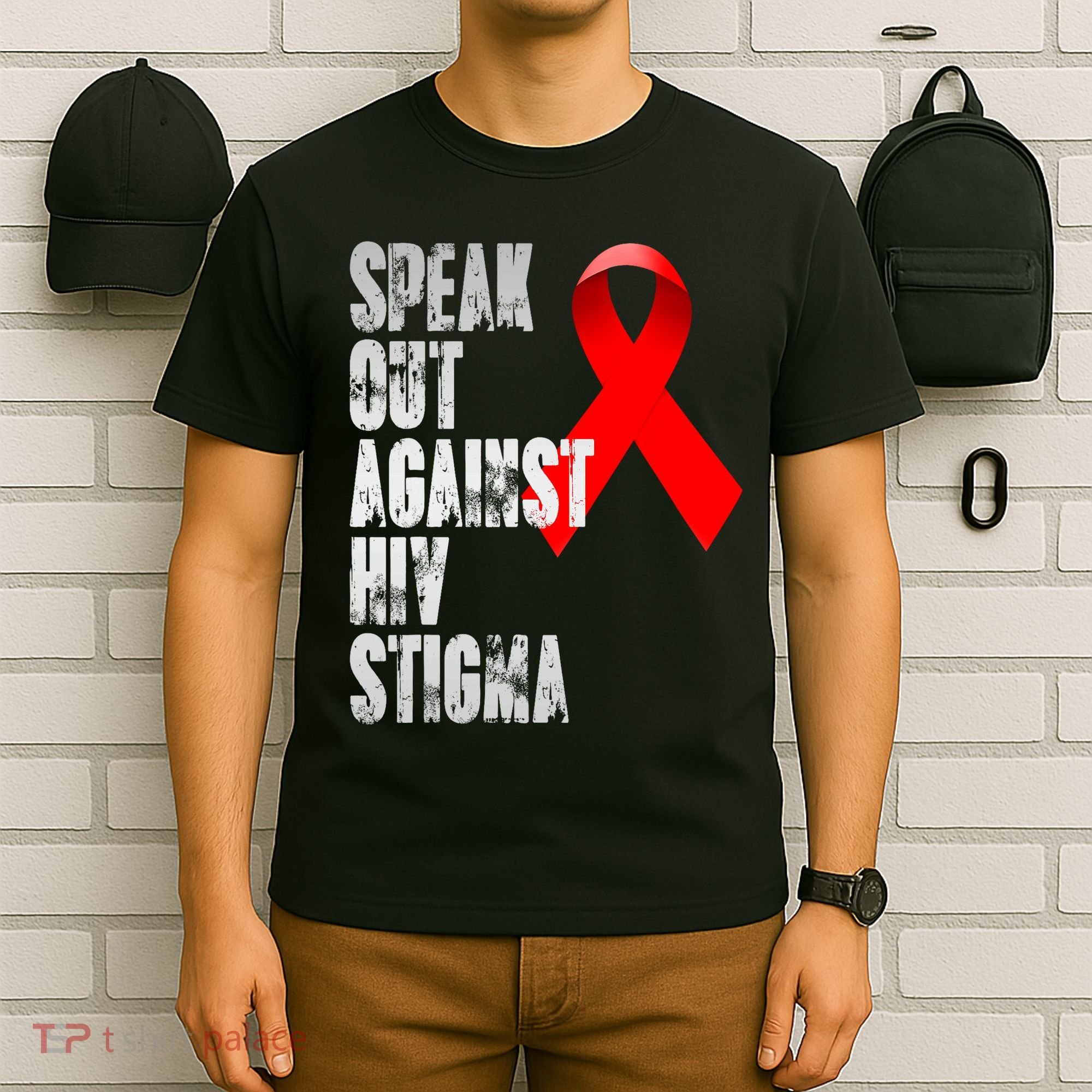 Speak Out Against Hiv Stigma World Aids Day T-Shirt