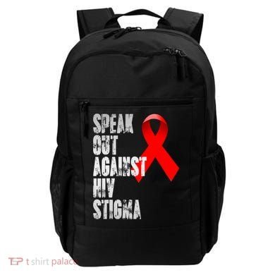 Speak Out Against Hiv Stigma World Aids Day Backpack