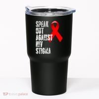 Speak Out Against Hiv Stigma World Aids Day Tumbler thumb 0