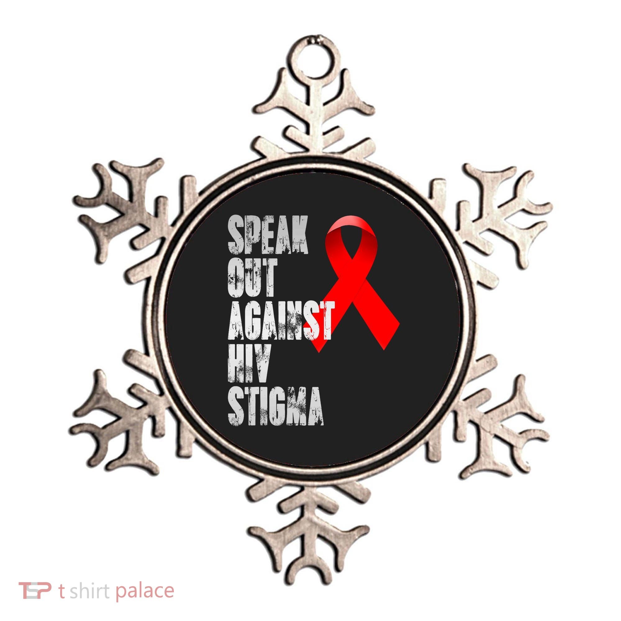 Speak Out Against Hiv Stigma World Aids Day Ornament