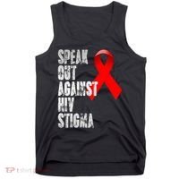Speak Out Against Hiv Stigma World Aids Day Tank Top thumb 0