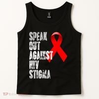 Speak Out Against Hiv Stigma World Aids Day Tank Top thumb 2