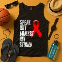 Speak Out Against Hiv Stigma World Aids Day Tank Top thumb 4
