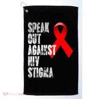 Speak Out Against Hiv Stigma World Aids Day Golf Towel thumb 0