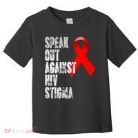 Speak Out Against Hiv Stigma World Aids Day Toddler T-Shirt thumb 0