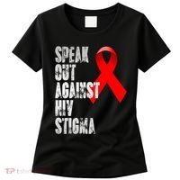 Speak Out Against Hiv Stigma World Aids Day Women's T-Shirt thumb 0