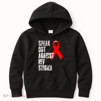 Speak Out Against Hiv Stigma World Aids Day Kids Hoodie thumb 0