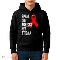 Speak Out Against Hiv Stigma World Aids Day Kids Hoodie thumb 4