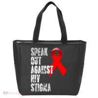 Speak Out Against Hiv Stigma World Aids Day Tote Bag thumb 0