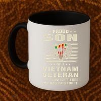 Son Of A Vietnam Veteran Soldier Combat Gift Coffee Mug thumb 2