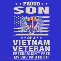 Son Of A Vietnam Veteran Soldier Combat Gift Apron thumb 3