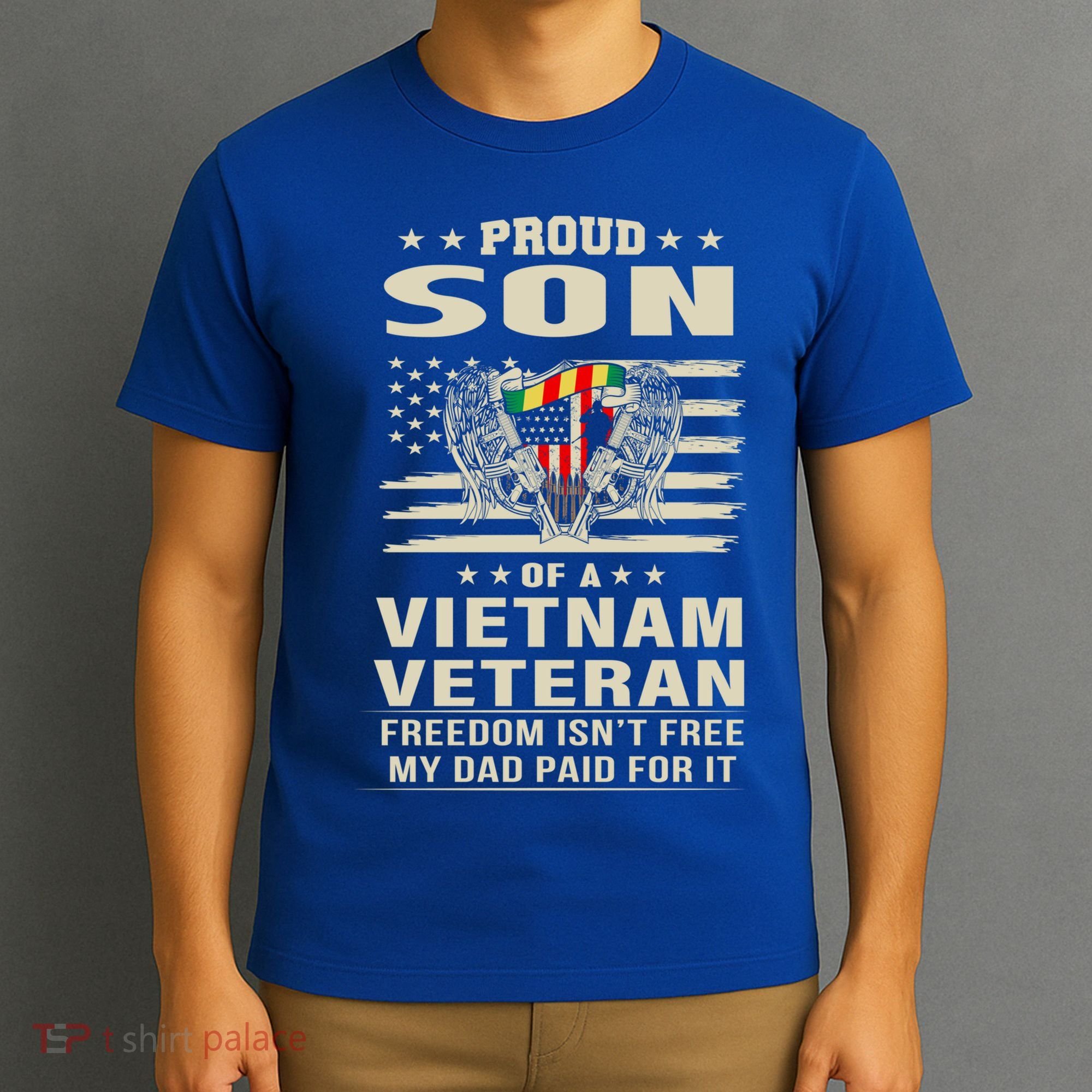 Son Of A Vietnam Veteran Soldier Combat Gift T-Shirt