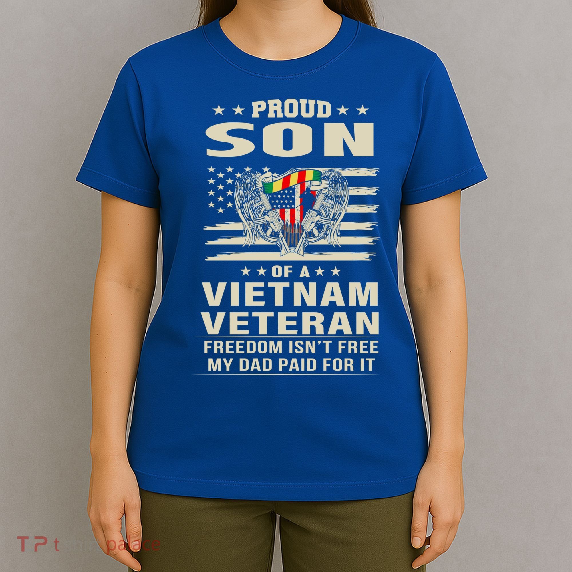 Son Of A Vietnam Veteran Soldier Combat Gift T-Shirt