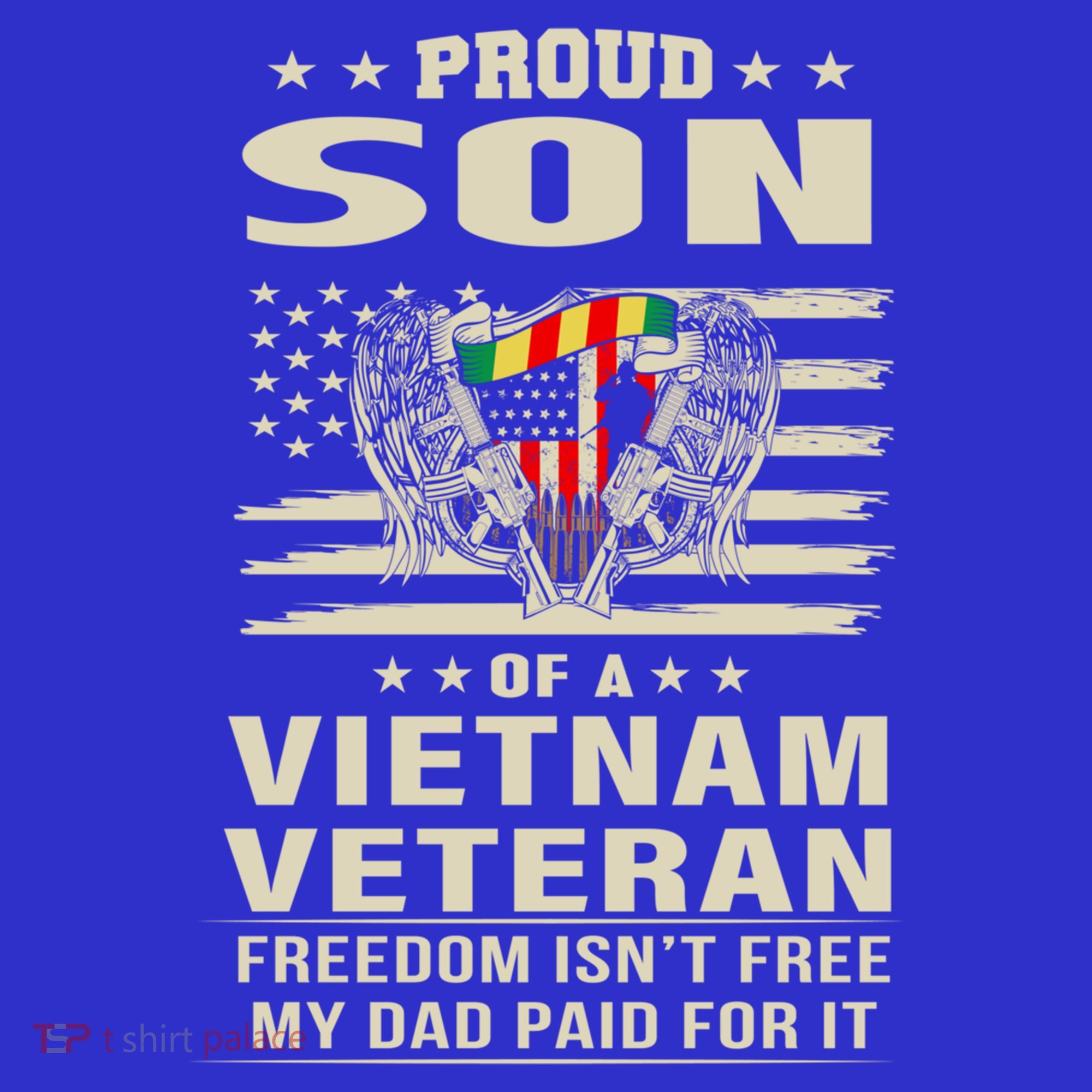 Son Of A Vietnam Veteran Soldier Combat Gift T-Shirt