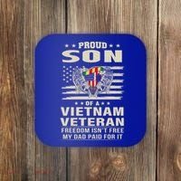 Son Of A Vietnam Veteran Soldier Combat Gift Coaster thumb 0