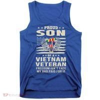 Son Of A Vietnam Veteran Soldier Combat Gift Tank Top thumb 0