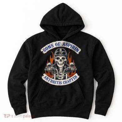 Sons Of Aspirin Arthritis Chapter Funny Biker Hoodie