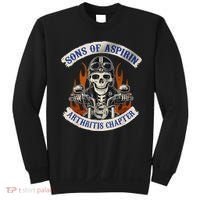 Sons Of Aspirin Arthritis Chapter Funny Biker Sweatshirt thumb 0