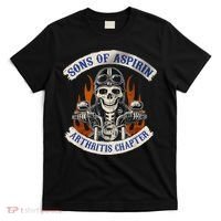 Sons Of Aspirin Arthritis Chapter Funny Biker T-Shirt thumb 0