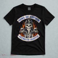 Sons Of Aspirin Arthritis Chapter Funny Biker T-Shirt thumb 5