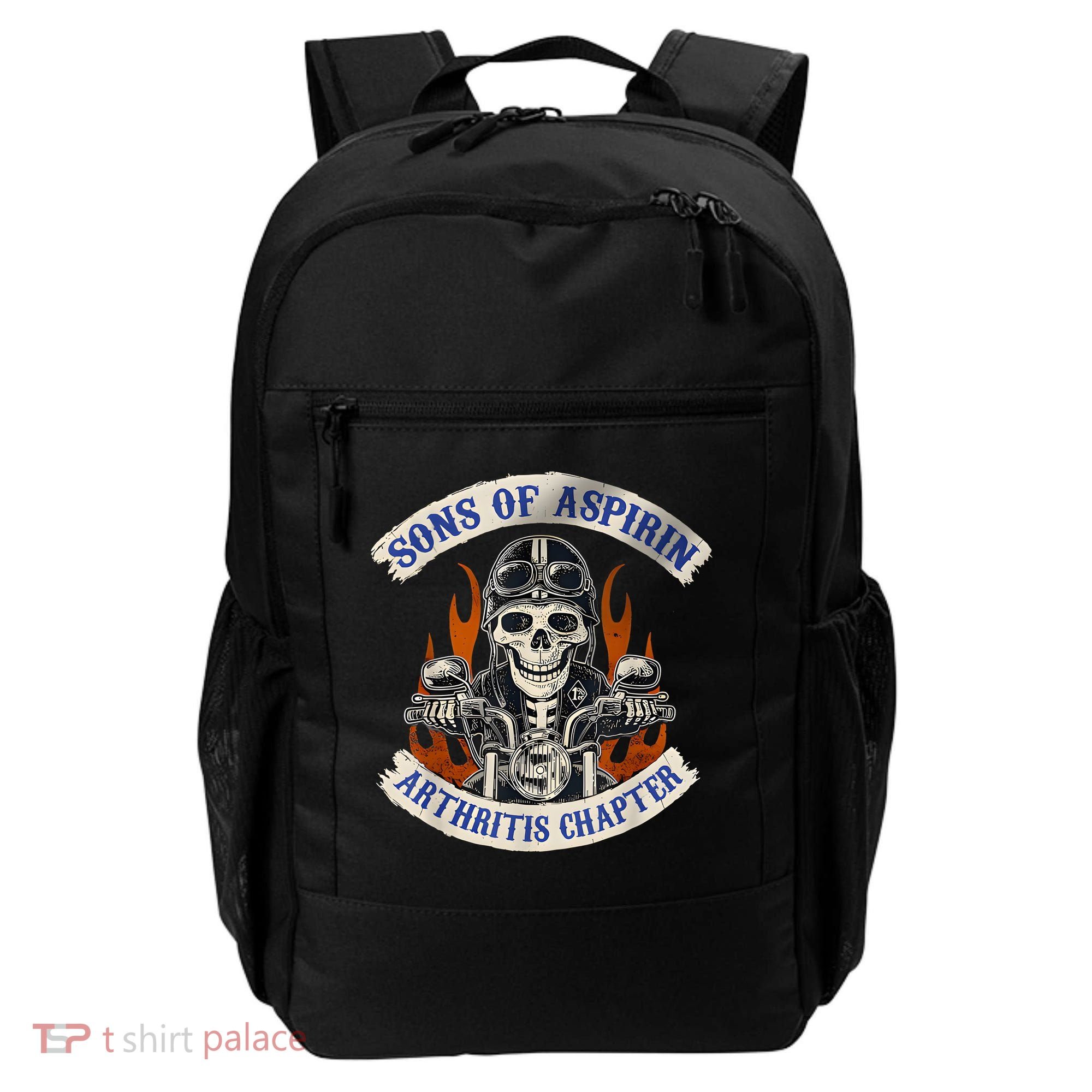 Sons Of Aspirin Arthritis Chapter Funny Biker Backpack