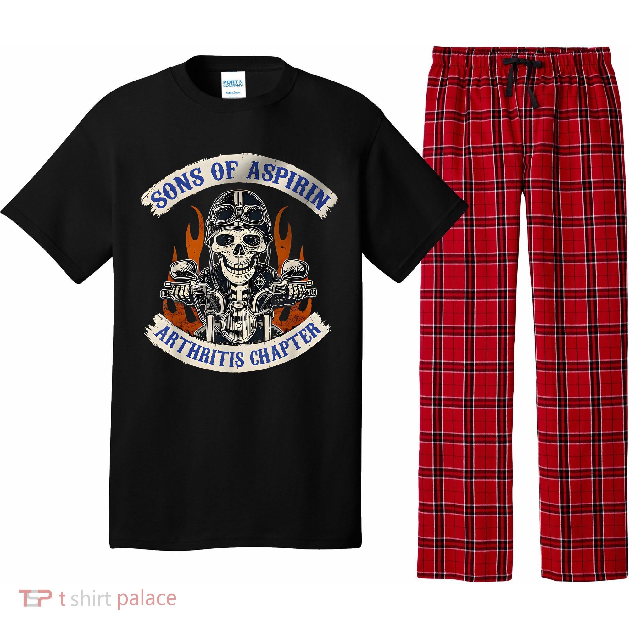 Sons Of Aspirin Arthritis Chapter Funny Biker Pajama Set
