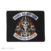 Sons Of Aspirin Arthritis Chapter Funny Biker Mousepad thumb 0