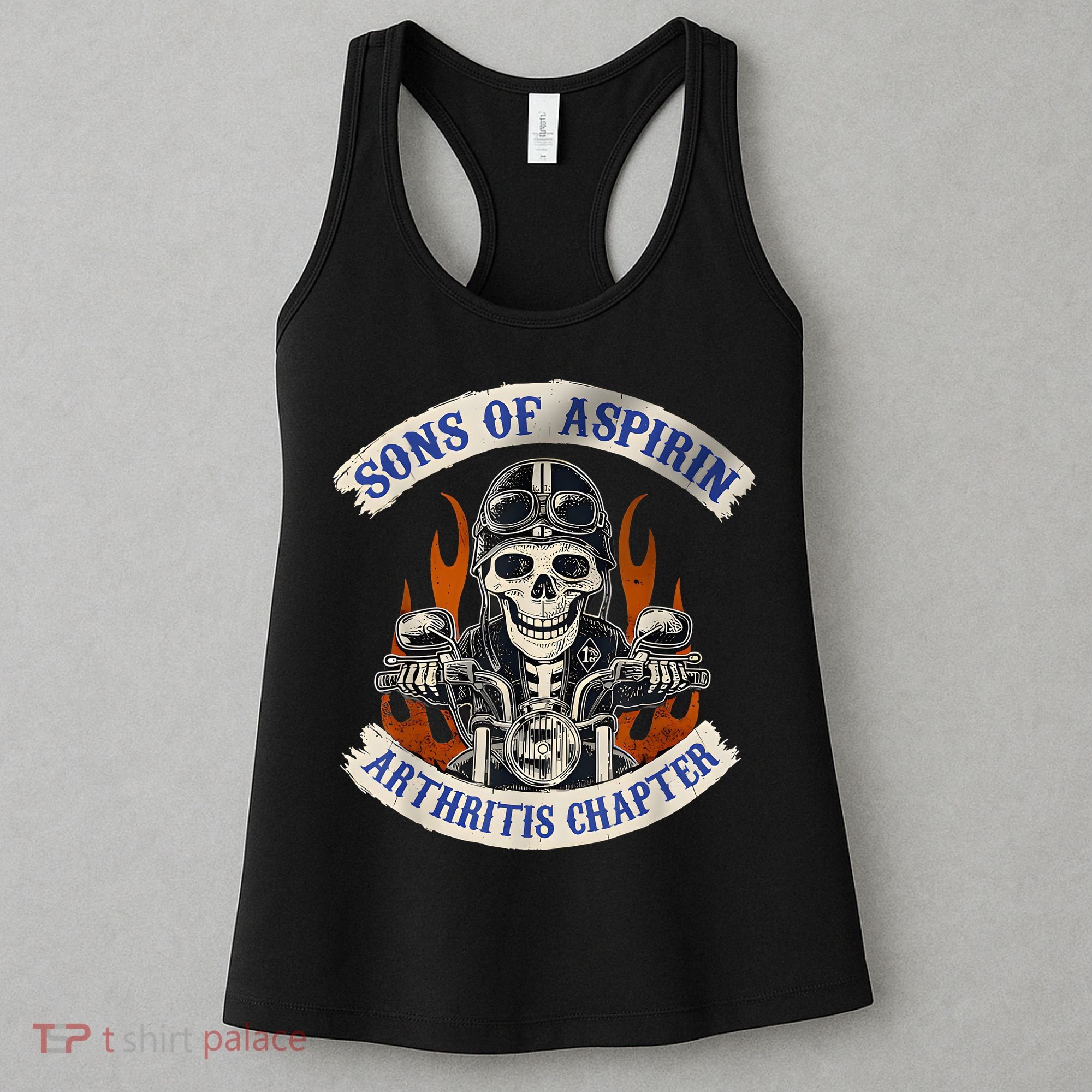 Sons Of Aspirin Arthritis Chapter Funny Biker Women's Tank Top